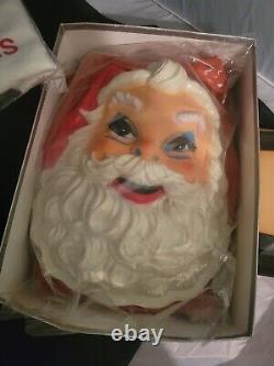 Santa Claus Christmas Stuffed Plush Decoration vintage holiday