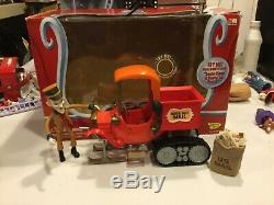 Santa Claus Comin Coming town Action Mailman Mail Truck Rankin Bass free ship