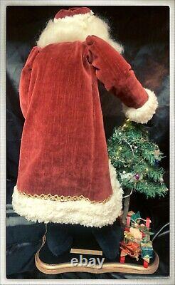 Santa Claus Doll Handmade Jill Jenkins Original Christmas British Designer