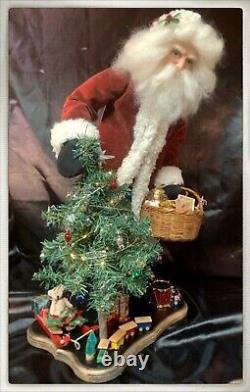 Santa Claus Doll Handmade Jill Jenkins Original Christmas British Designer