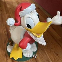 Santa Claus Donald Duck and Chip & Dale collectible large Figure