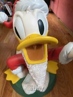 Santa Claus Donald Duck and Chip & Dale collectible large Figure
