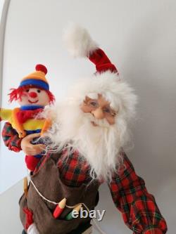 Santa Claus Figure Figurine Kris Kringle Christmas Toy Maker 16-18 LARGE Unique