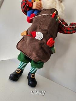 Santa Claus Figure Figurine Kris Kringle Christmas Toy Maker 16-18 LARGE Unique