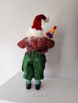 Santa Claus Figure Figurine Kris Kringle Christmas Toy Maker 16-18 LARGE Unique