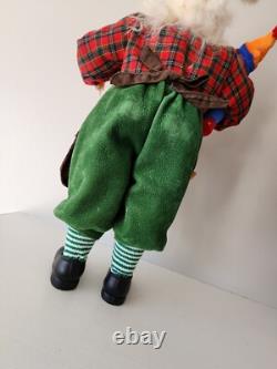 Santa Claus Figure Figurine Kris Kringle Christmas Toy Maker 16-18 LARGE Unique