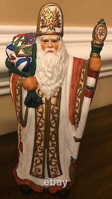 Santa Claus Figure Holiday Christmas Ceramic Collectible