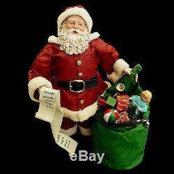 Santa Claus Figure & Toy Sack / San Francisco Music Box Company / Original Box