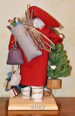 Santa Claus Figure by Phyllis Kennebeck Father Christmas 135/250 made 1991