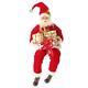 Santa Claus Figure W Christmas Presents Sits 18 Inch Size Raz Mm 3203133 New