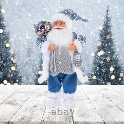 Santa Claus Figurine 23.6 Tall Santa Claus Figure for Tabletop Room