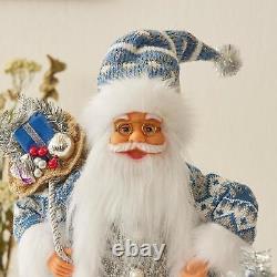 Santa Claus Figurine 23.6 Tall Santa Claus Figure for Tabletop Room