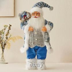 Santa Claus Figurine 23.6 Tall Santa Claus Figure for Tabletop Room