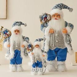 Santa Claus Figurine 23.6 Tall Santa Claus Figure for Tabletop Room