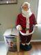 Santa Claus Gemmy 5 Ft Animated Singing Dancing Life Size Christmas With Box