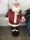 Santa Claus Gemmy 5 Ft Animated Singing Dancing Life Size Christmas With Box