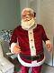 Santa Claus Gemmy 52 Life Size Christmas Withadapter & Mic Clean Please Read