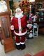 Santa Claus Gemmy 5ft Life Size Singing Microphone Vintage Christmas Animated