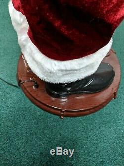 Santa Claus GEMMY 5ft Life Size Singing Vintage Christmas Animated