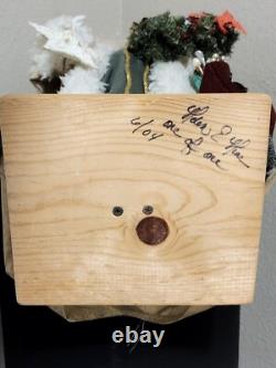 Santa Claus Handmade Figure Signed One of One OOAK 24 Tall Kris Kringle