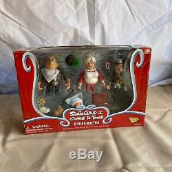 Santa Claus Is Comin' To Town 3 Action Figures Trio Christmas Collection NEW