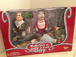 Santa Claus Is Comin' To Town 3 Action Figures Trio Christmas Collection Rare