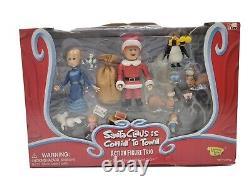 Santa Claus Is Comin To Town Action Figure Trio Ms Jessica Kris Kringle & Topper