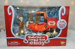 Santa Claus Is Comin To Town North Pole Mail Truck & S. D. Kluger Figure Set