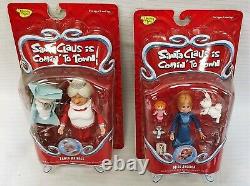 Santa Claus Is Comin' To Town Rankin & Bass Action Figures Lot Of 12