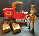Santa Claus Is Coming To Town North Pole Mail Truck & S. D. Kluger Figure Set Htf