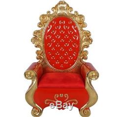 Santa Claus North Pole Large Throne Chair Christmas Display Prop