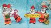 Santa Claus Paper Statues L Santa Claus Craft L Christmas Decoration Ideas L How To Make Santa Claus
