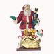 Santa Claus Resin Life Size Statue Toys Christmas Display Prop Decor Free Ship
