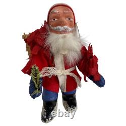 Santa Claus Vintage Antique German Christmas Figure 1930s or older