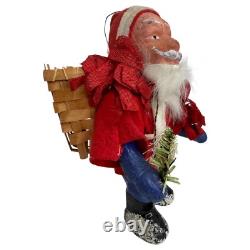 Santa Claus Vintage Antique German Christmas Figure 1930s or older