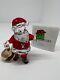 Santa Claus With Gift Bag Swarovski Crystal Figurine