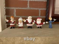 Santa Claus is Comin' Coming to Town Loose PVC Figures Christmas Figure Lot