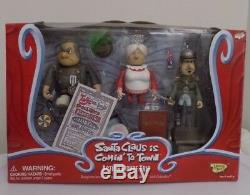 Santa Claus is Comin' to Town Action Figures Burgermeister Mrs. Kringle Grimsley