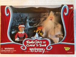 Santa Claus is Comin to Town WINTER'S REFORM Figure Set of 3 Topper, Kringle