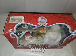Santa Claus is Comin to Town WINTER'S REFORM Figure Set of 3 Topper, Kringle