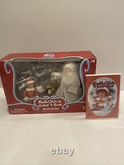 Santa Claus is Comin to Town WINTER'S REFORM Figure Topper Kringle Snowscape New