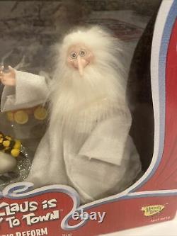 Santa Claus is Comin to Town WINTER'S REFORM Figure Topper Kringle Snowscape New