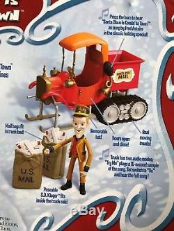 Santa Claus is Coming to Town North Pole Musical Mail Truck with All Accessories