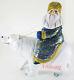Santa Claus On White Bear Ded Moroz Russian Wooden Carved Hand Painted #25