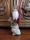Santa Claus W Flag Arnetts Country Store Artist Made Stacee Droit Patriotic