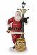 Santa Claus With Lamp Post Christmas Decor Life Size 6.5ft