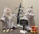 Santa Clause Is Coming To Town 2004 Memory Lane Winter/winter Warlock Figure Lot