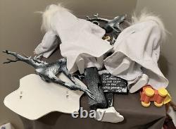 Santa Clause Is Coming To Town 2004 Memory Lane Winter/winter Warlock Figure Lot