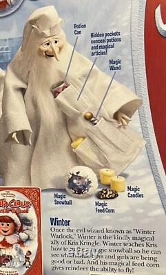 Santa Clause Is Coming To Town 2004 Memory Lane Winter/winter Warlock Figure Lot