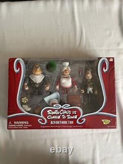 Santa Clause Is Coming To Town Action Figure Trio MISB